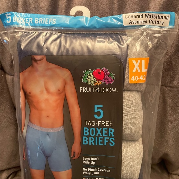 Men’s five pack boxer briefs - Picture 3 of 5